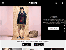 Tablet Screenshot of cruisefashion.com